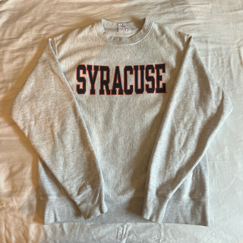 Syracuse champion reverse weave crewneck